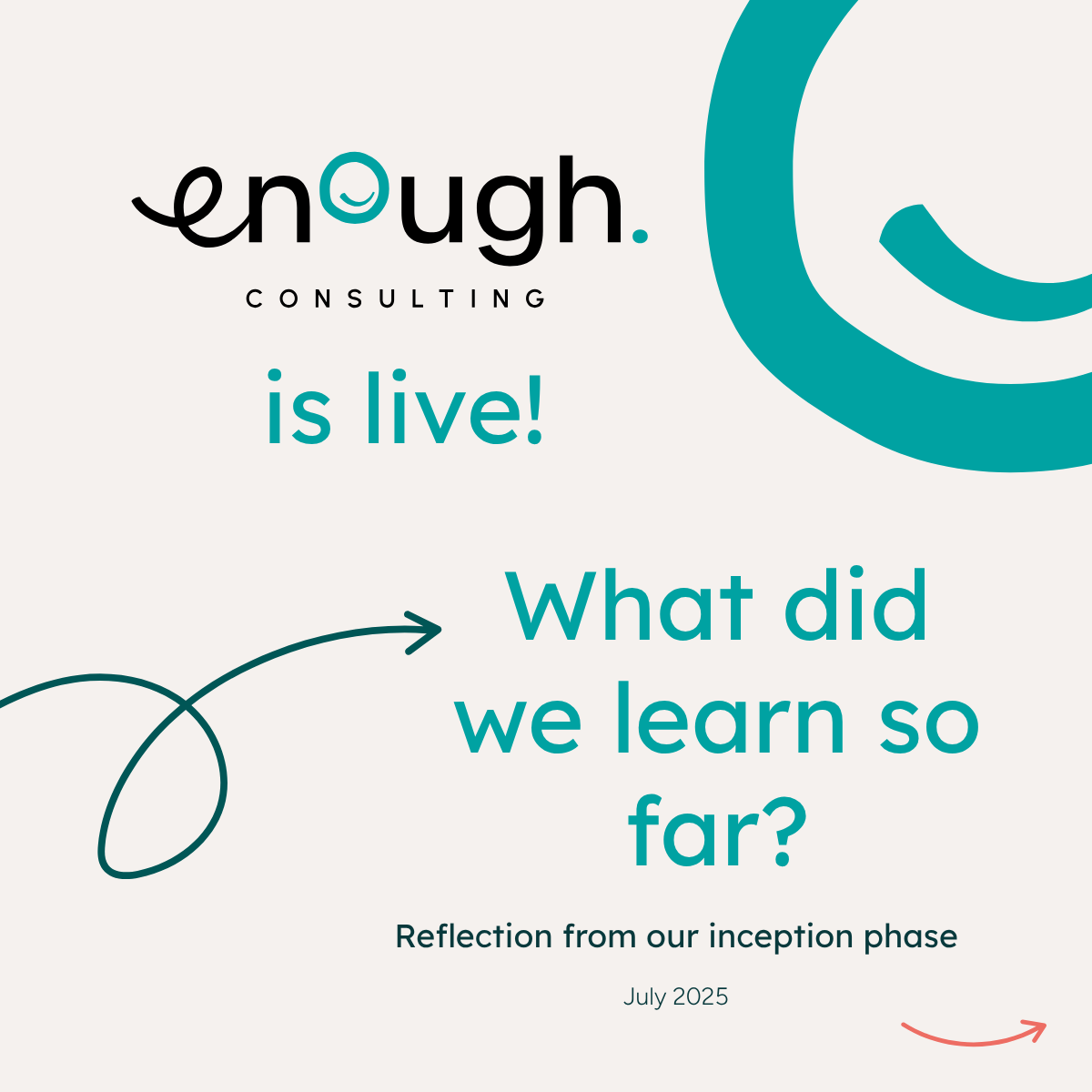 What did we learn so far?