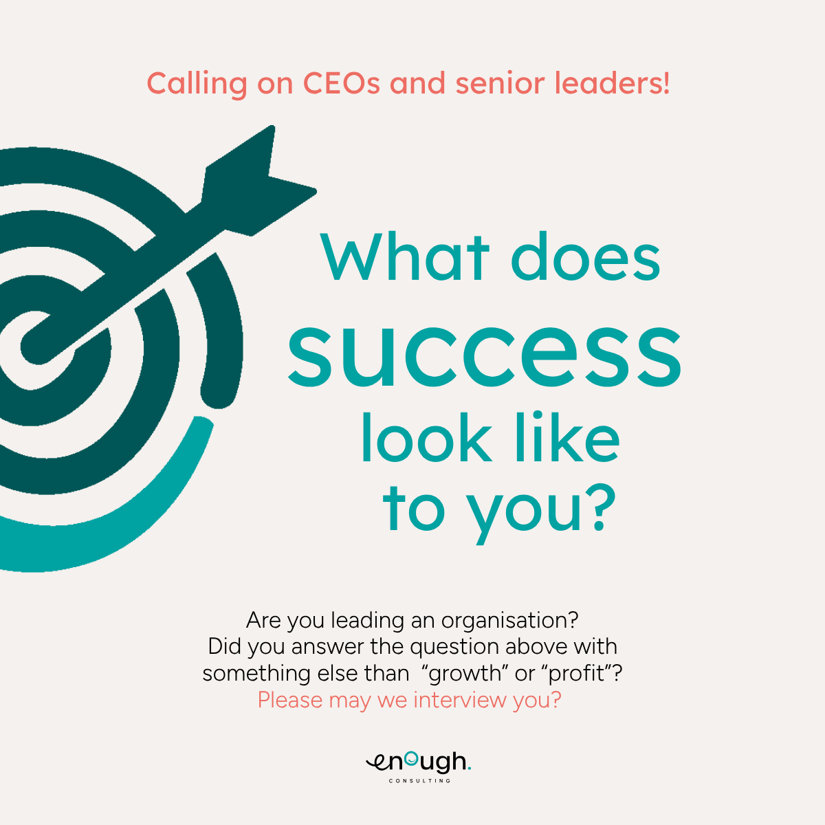 We are leading some research!